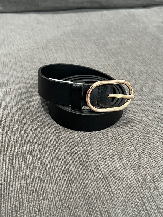 ba&sh Black Leather Belt 32 main image 8